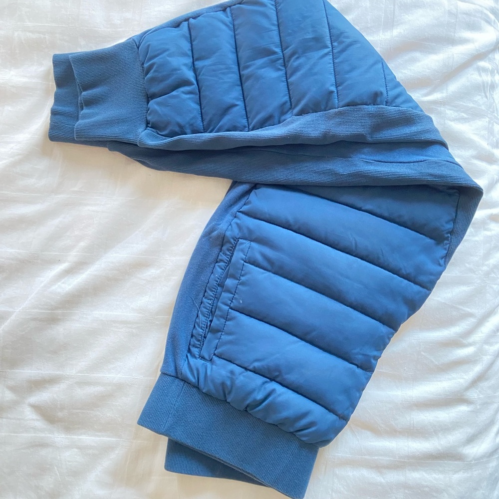 Fabletics puffer joggers